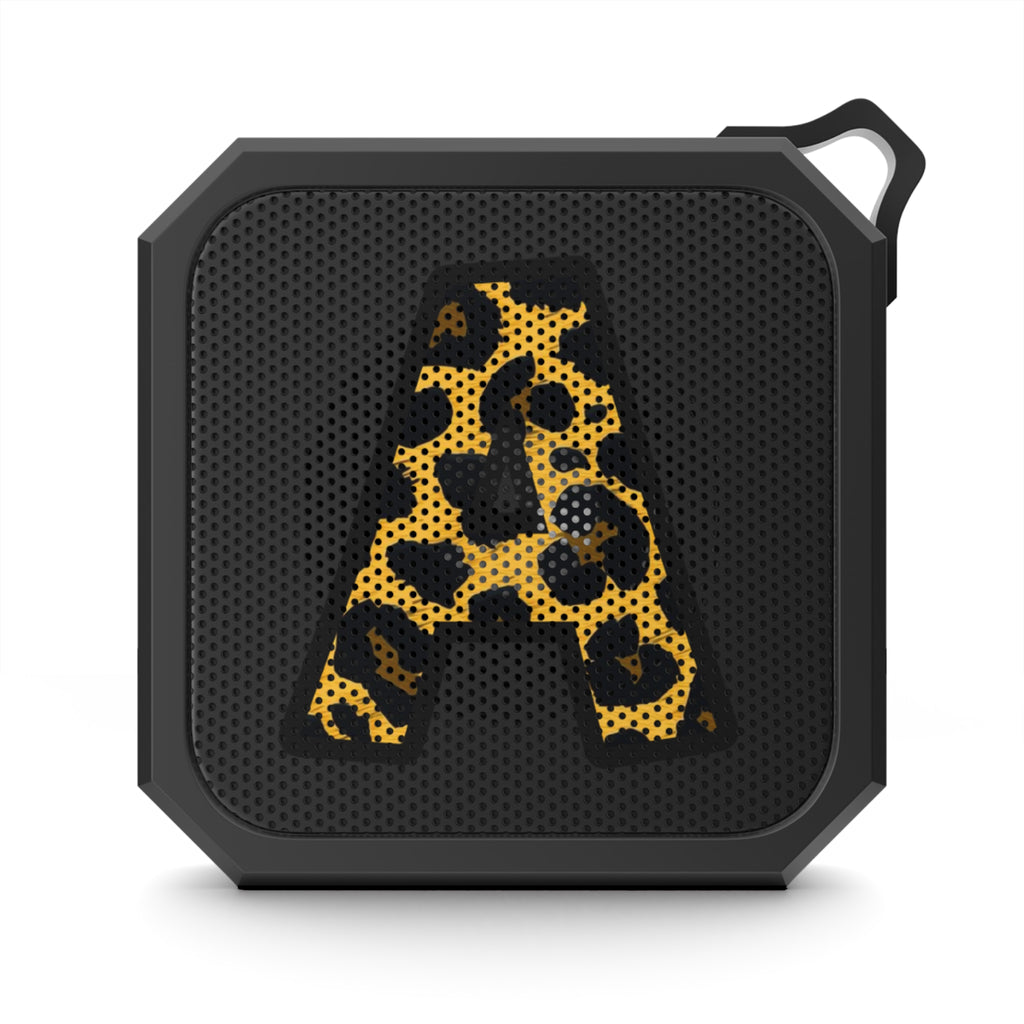 Blackwater Outdoor Bluetooth Speaker With Leopard Print Initial