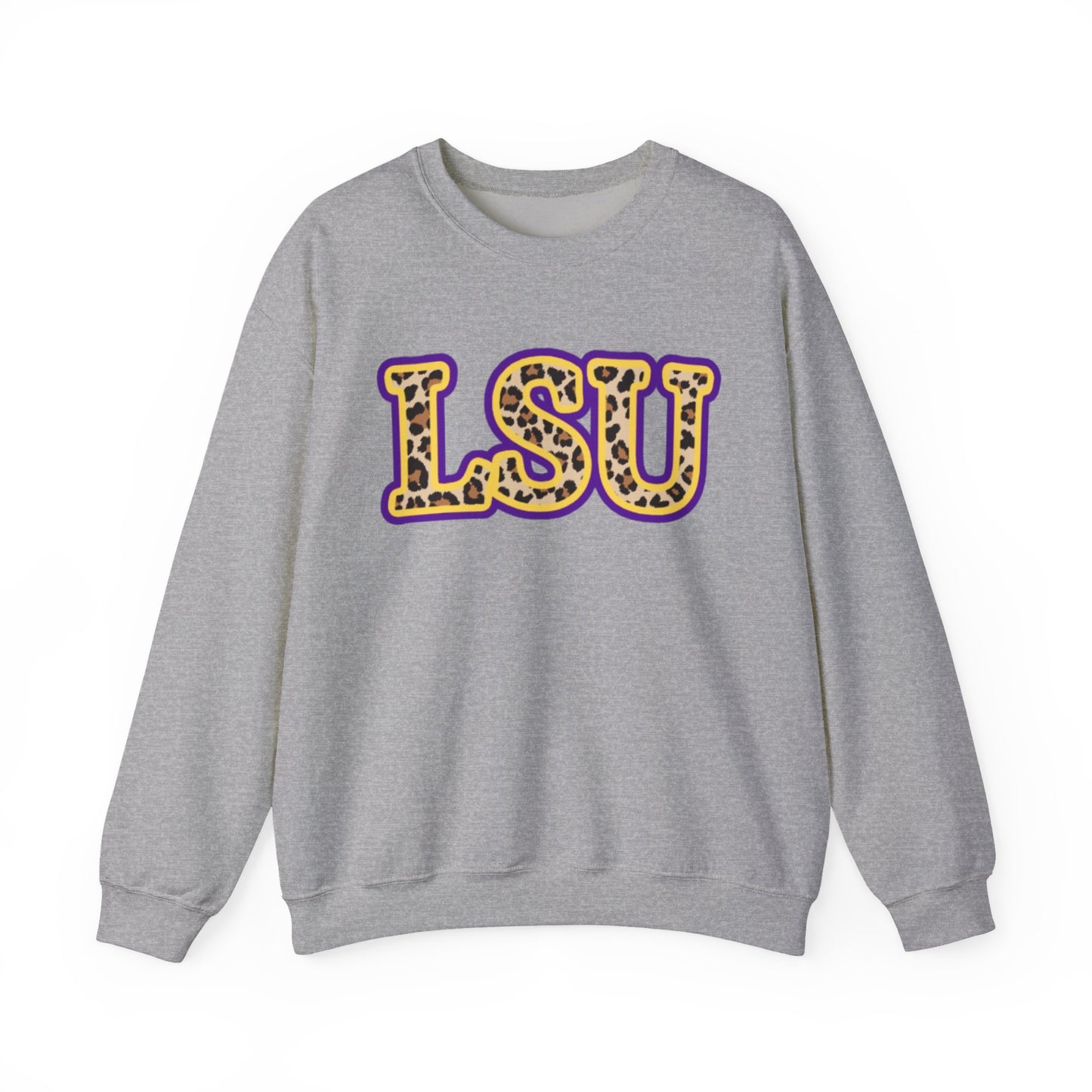 LSU Leopard Varsity Crewneck Sweatshirt