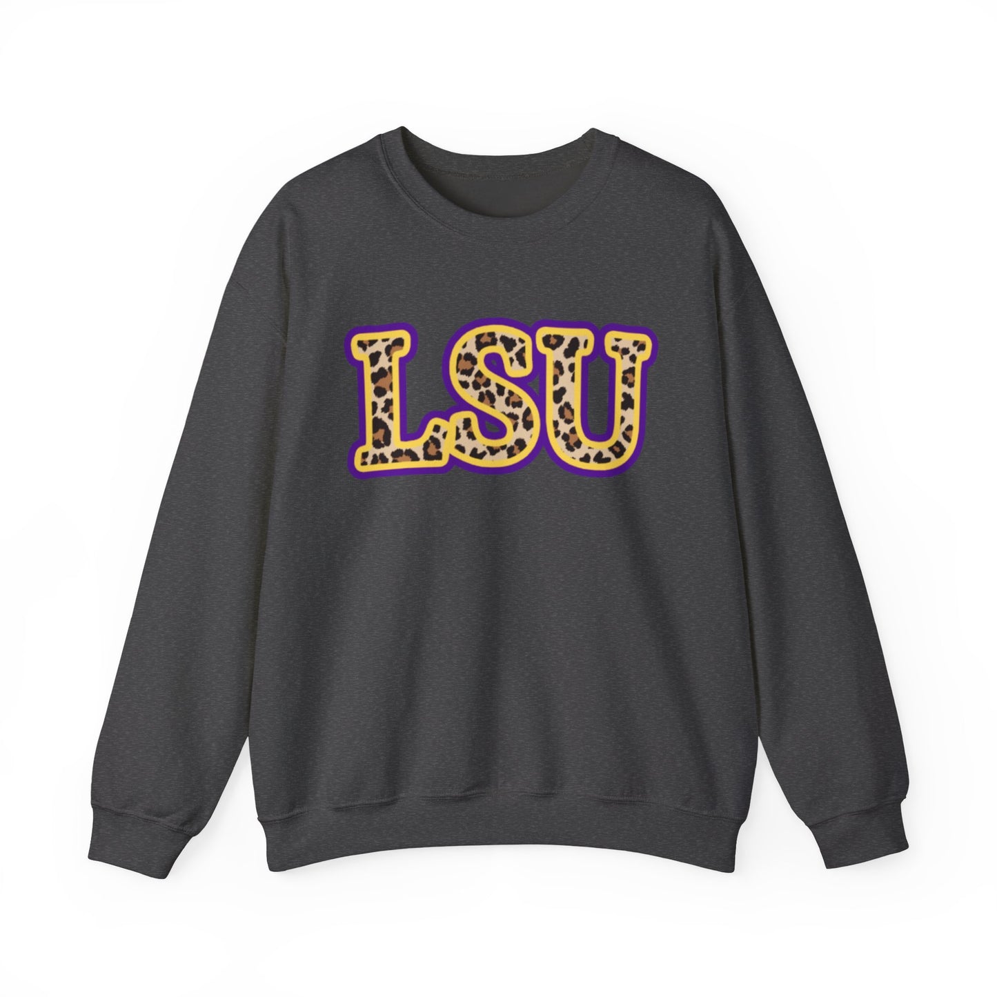 LSU Leopard Varsity Crewneck Sweatshirt