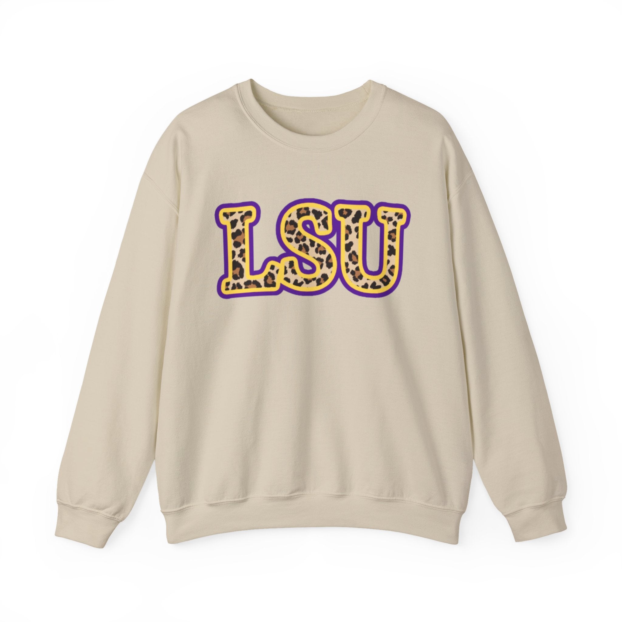 LSU Leopard Varsity Crewneck Sweatshirt