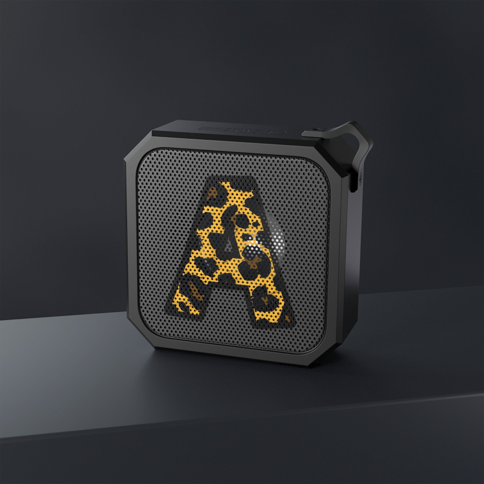 Blackwater Outdoor Bluetooth Speaker With Leopard Print Initial