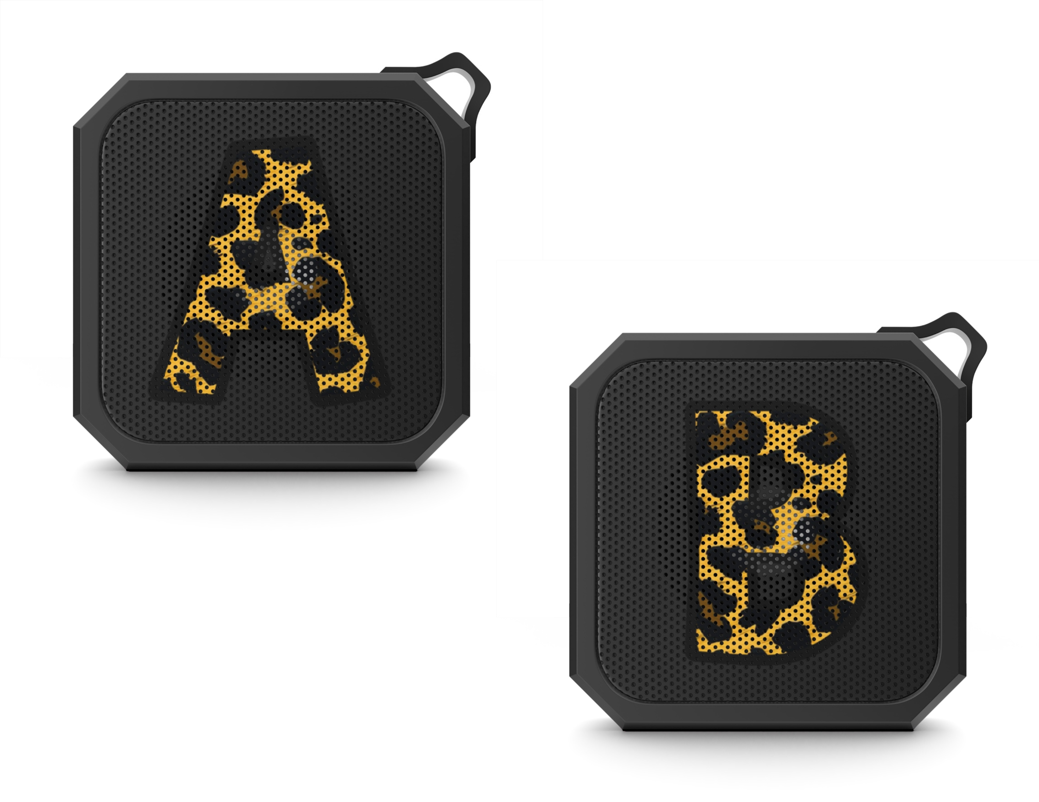 Blackwater Outdoor Bluetooth Speaker With Leopard Print Initial