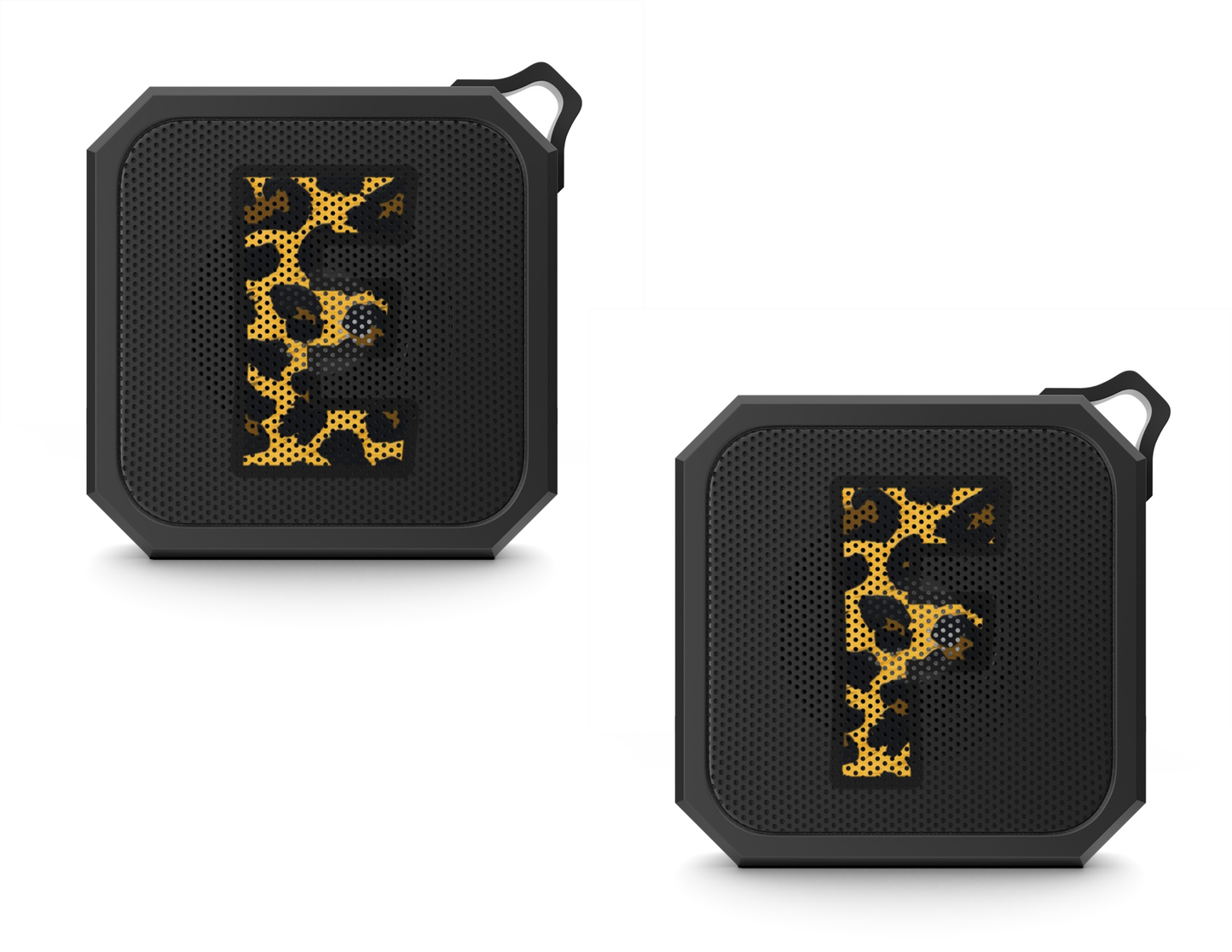 Blackwater Outdoor Bluetooth Speaker With Leopard Print Initial