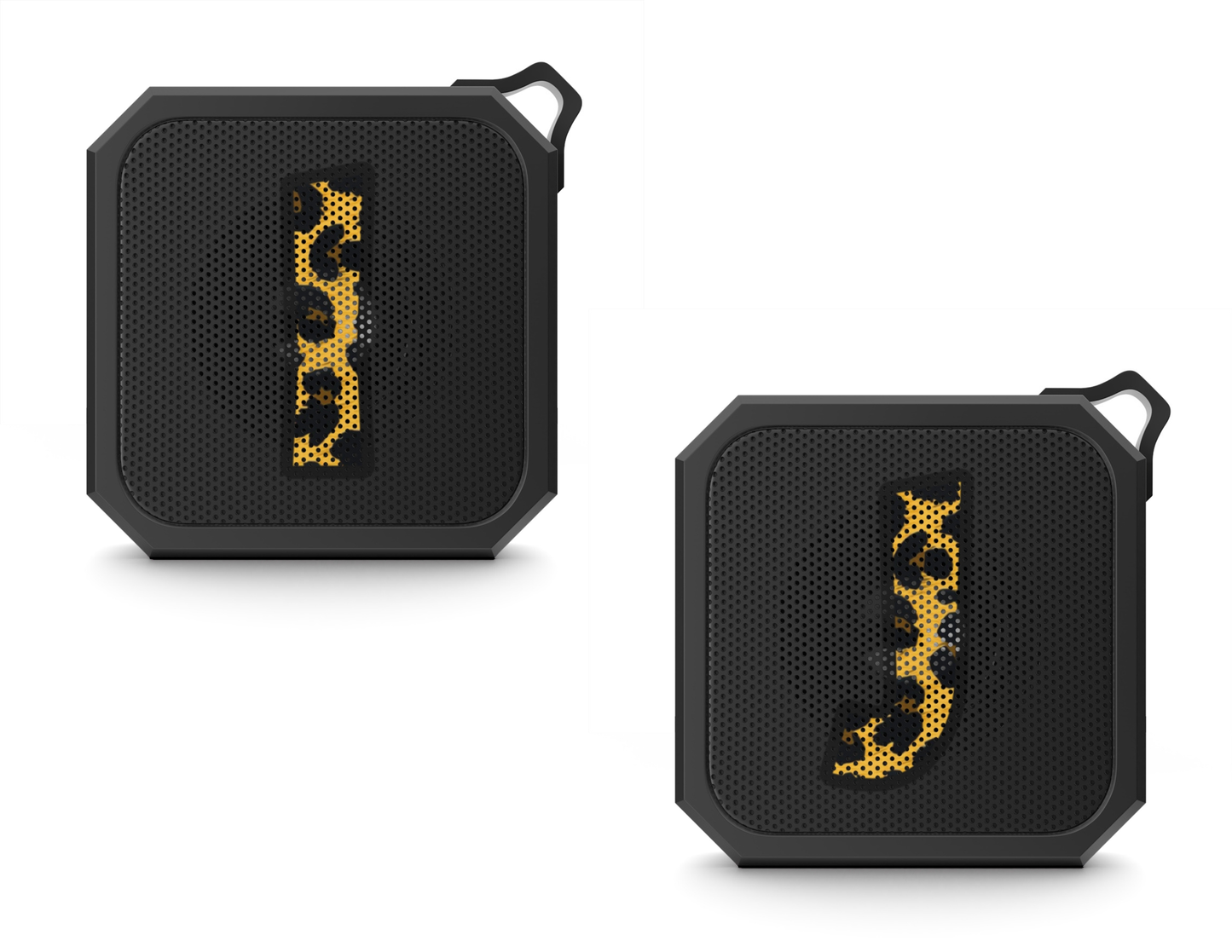 Blackwater Outdoor Bluetooth Speaker With Leopard Print Initial