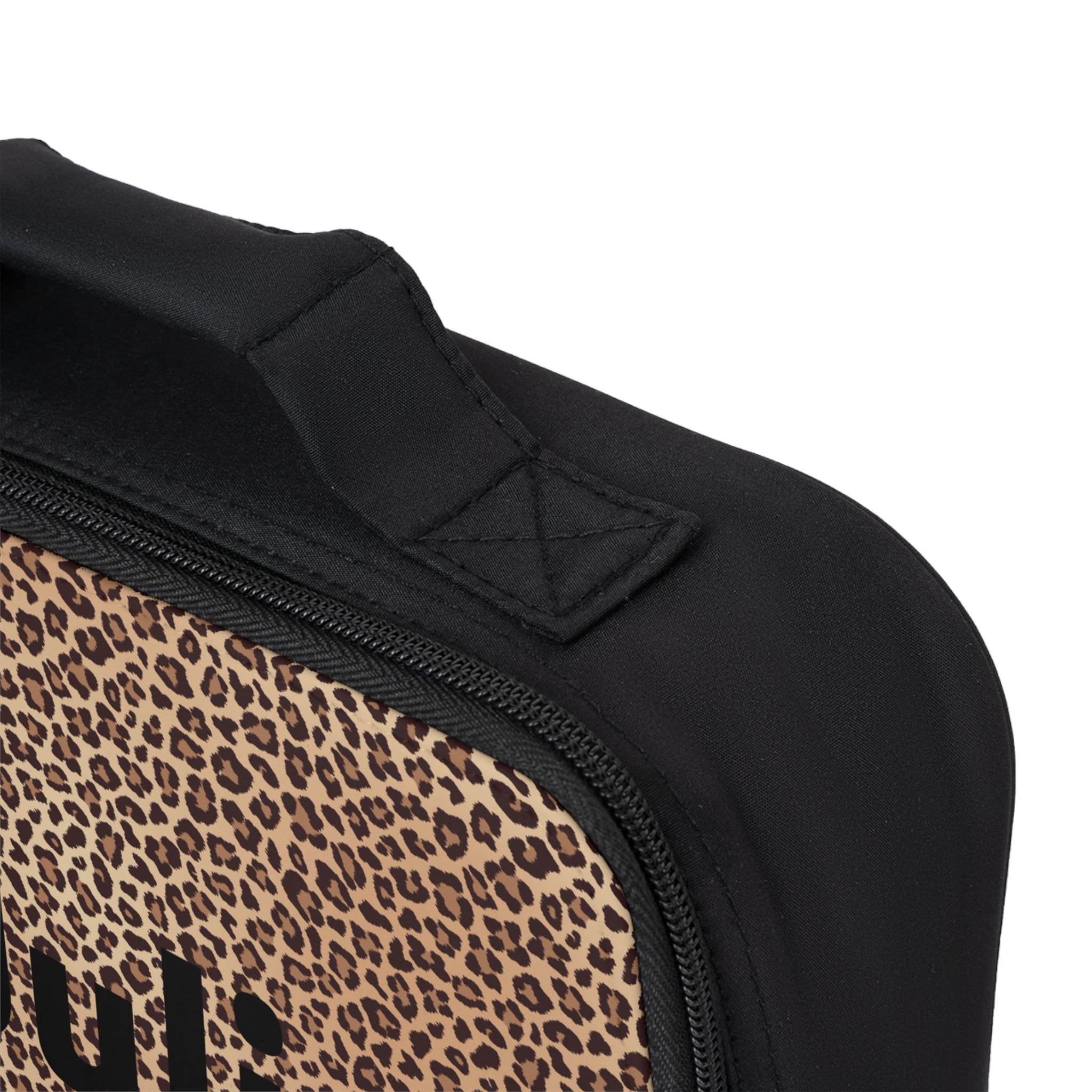 Personalized Leopard Print Lunch Bag