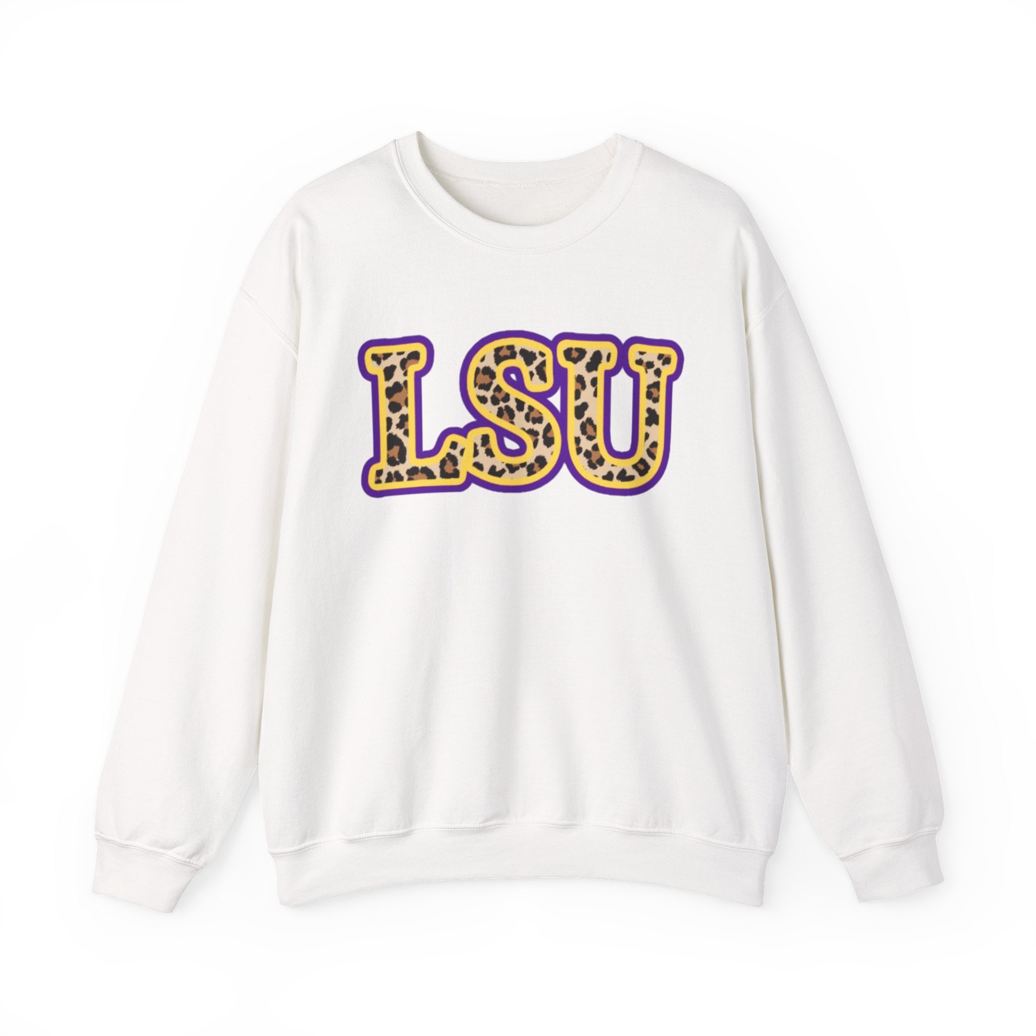 LSU Leopard Varsity Crewneck Sweatshirt