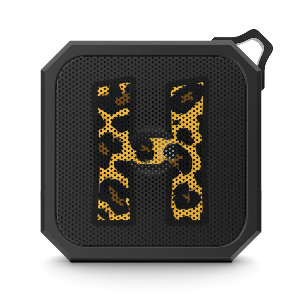 Blackwater Outdoor Bluetooth Speaker With Leopard Print Initial