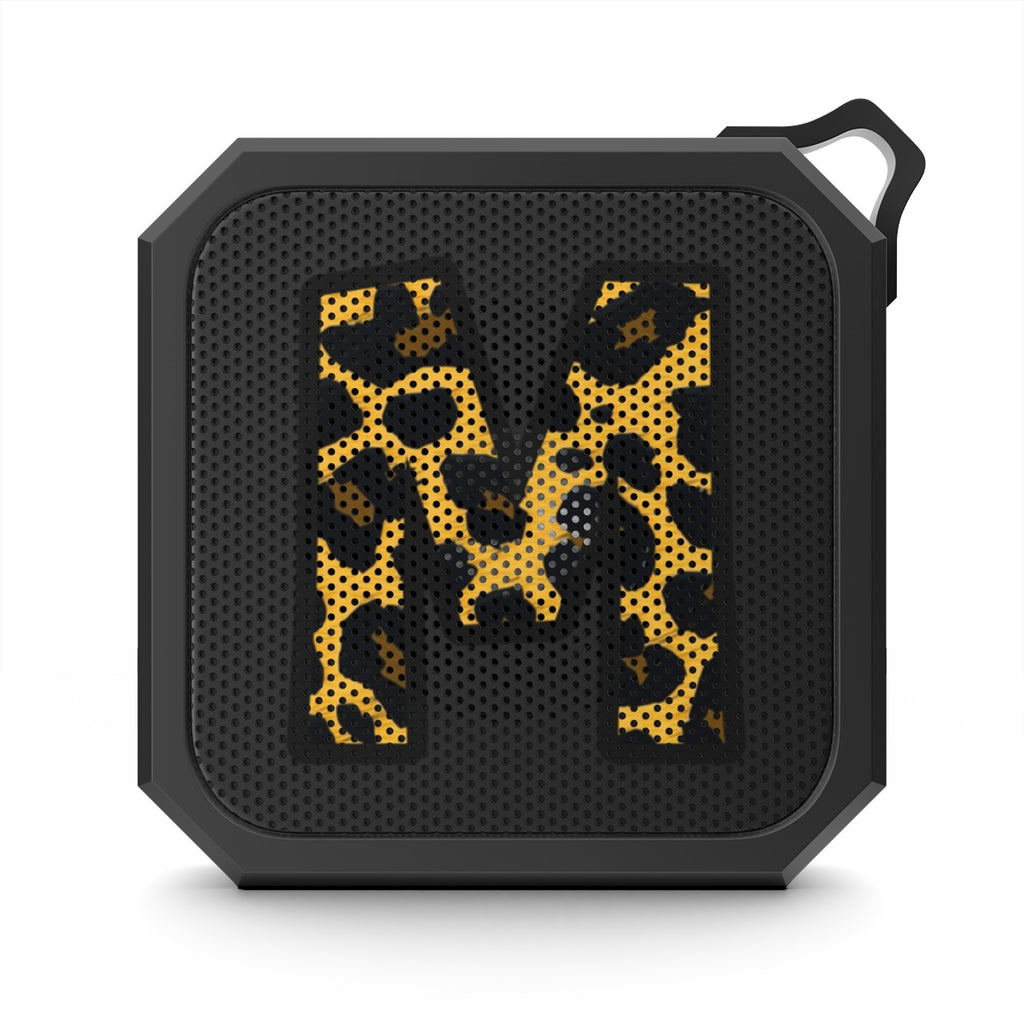 Blackwater Outdoor Bluetooth Speaker With Leopard Print Initial