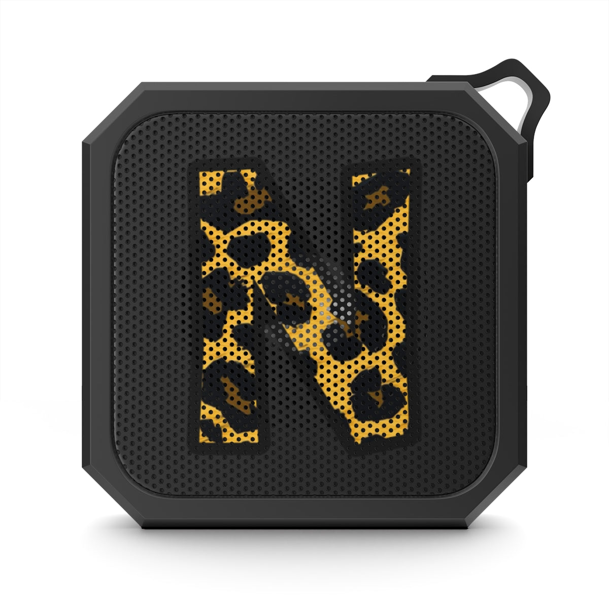 Blackwater Outdoor Bluetooth Speaker With Leopard Print Initial