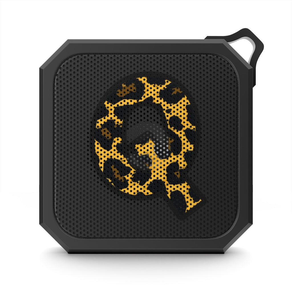 Blackwater Outdoor Bluetooth Speaker With Leopard Print Initial