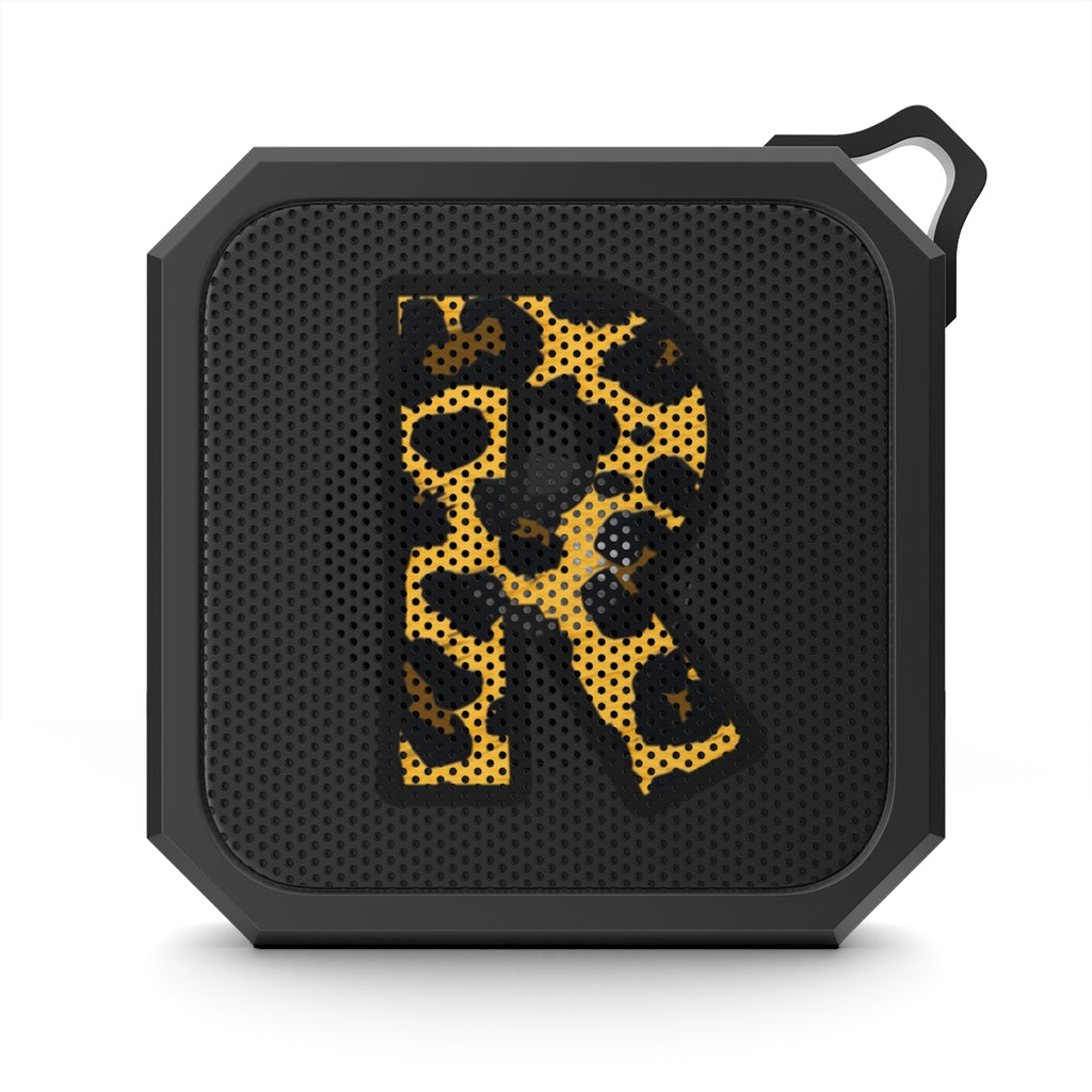 Blackwater Outdoor Bluetooth Speaker With Leopard Print Initial