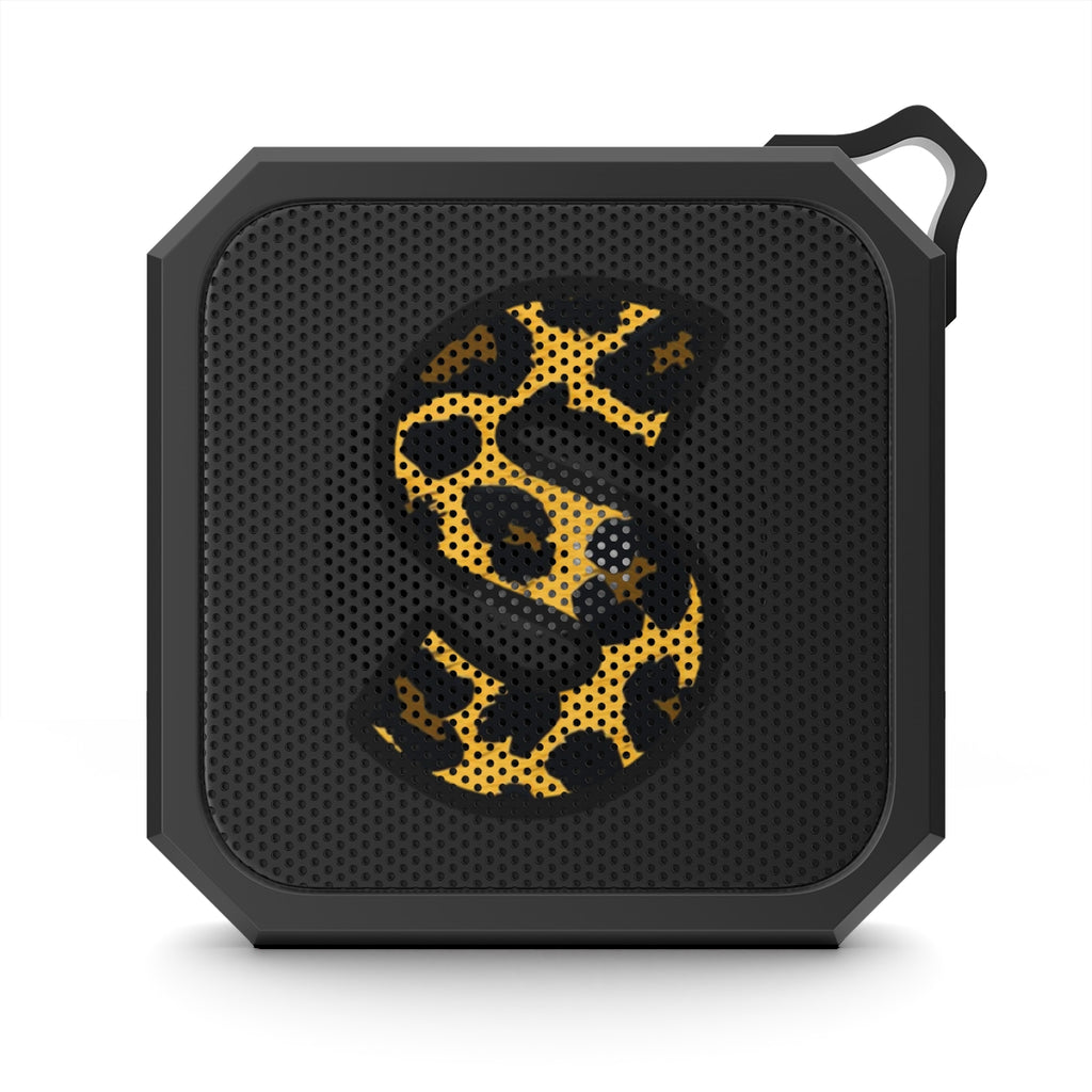 Blackwater Outdoor Bluetooth Speaker With Leopard Print Initial